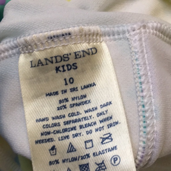 Lands End Kids Swimsuit and Skirt - Picture 4 of 6
